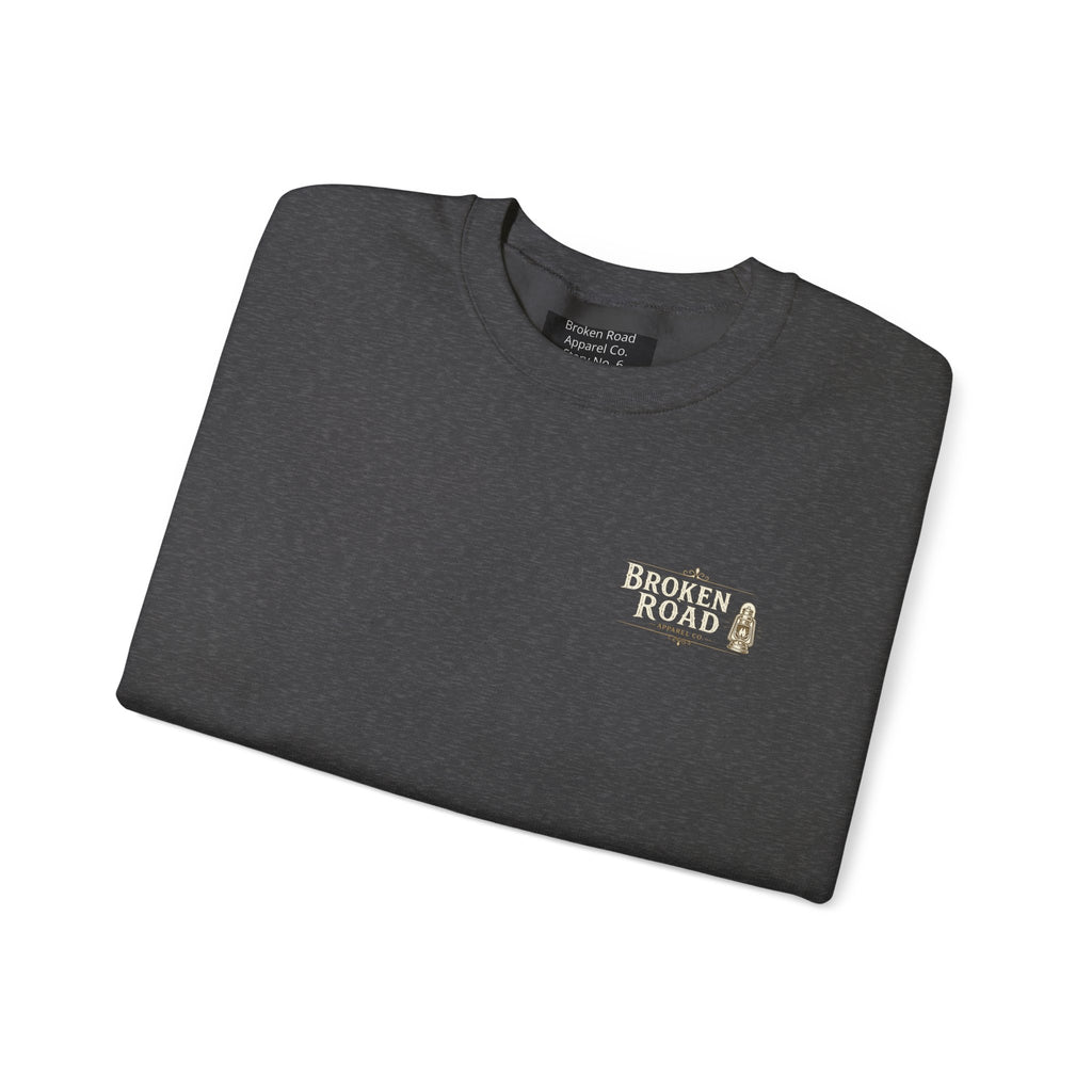 The Last Pass™ | Heavy Blend Crewneck Sweatshirt | Broken Road Apparel Co.