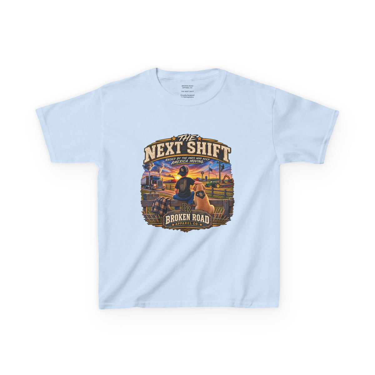 The Next Shift™ Male Kids Graphic Tee | Broken Road Apparel Co.