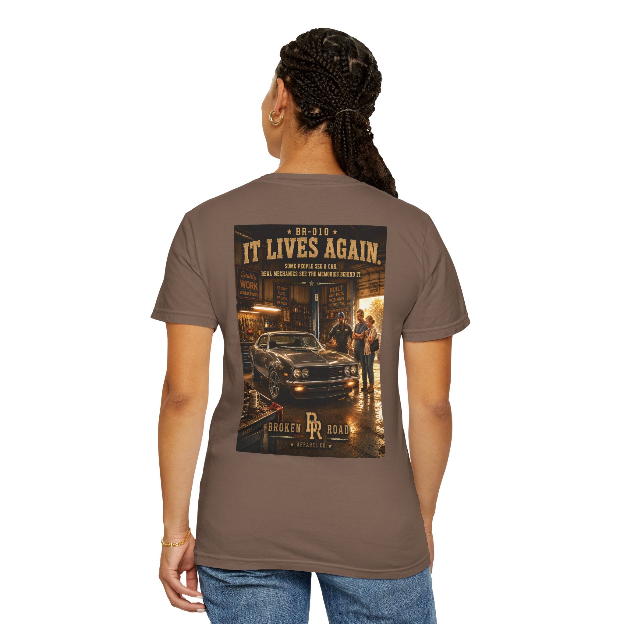 It Lives Again™ | Premium Garment-Dyed T-Shirt | Broken Road Apparel Co.