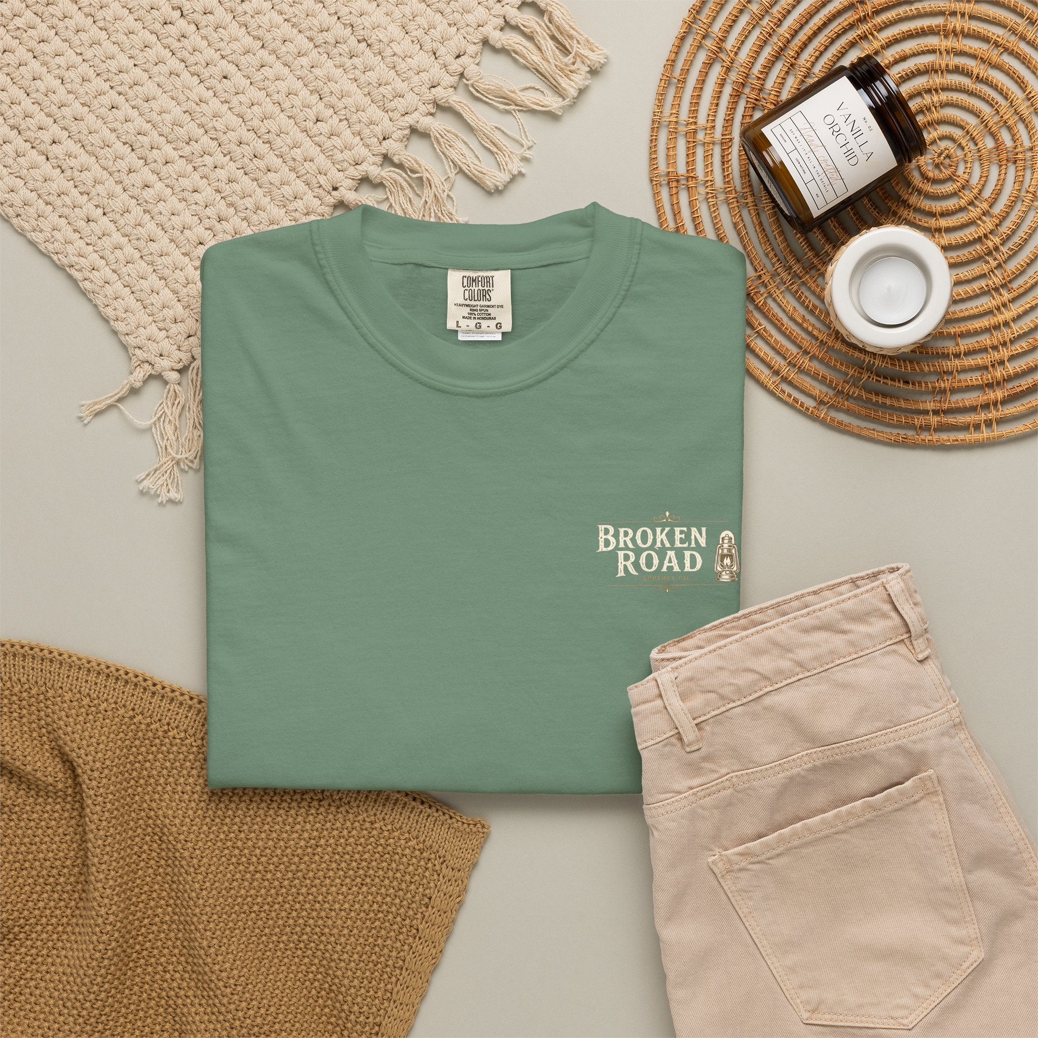 The Empty Chair™ | Premium Garment-Dyed T-Shirt | Broken Road Apparel Co.