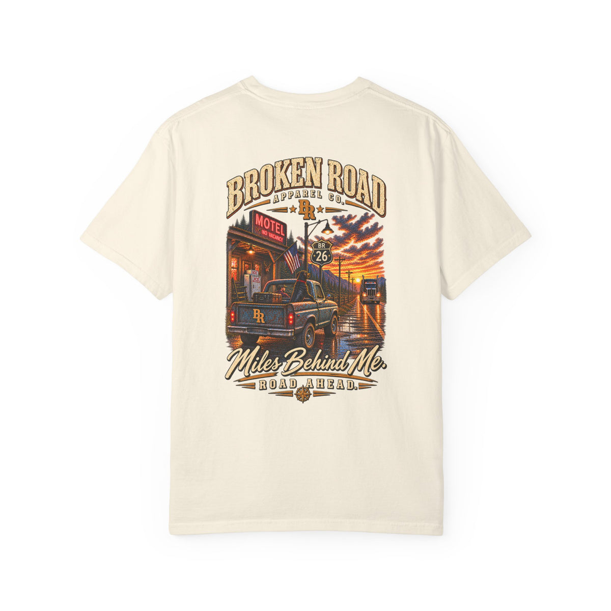 Miles Behind Me. Road Ahead. T-Shirt | Broken Road Apparel Co. – Broken Road Tee