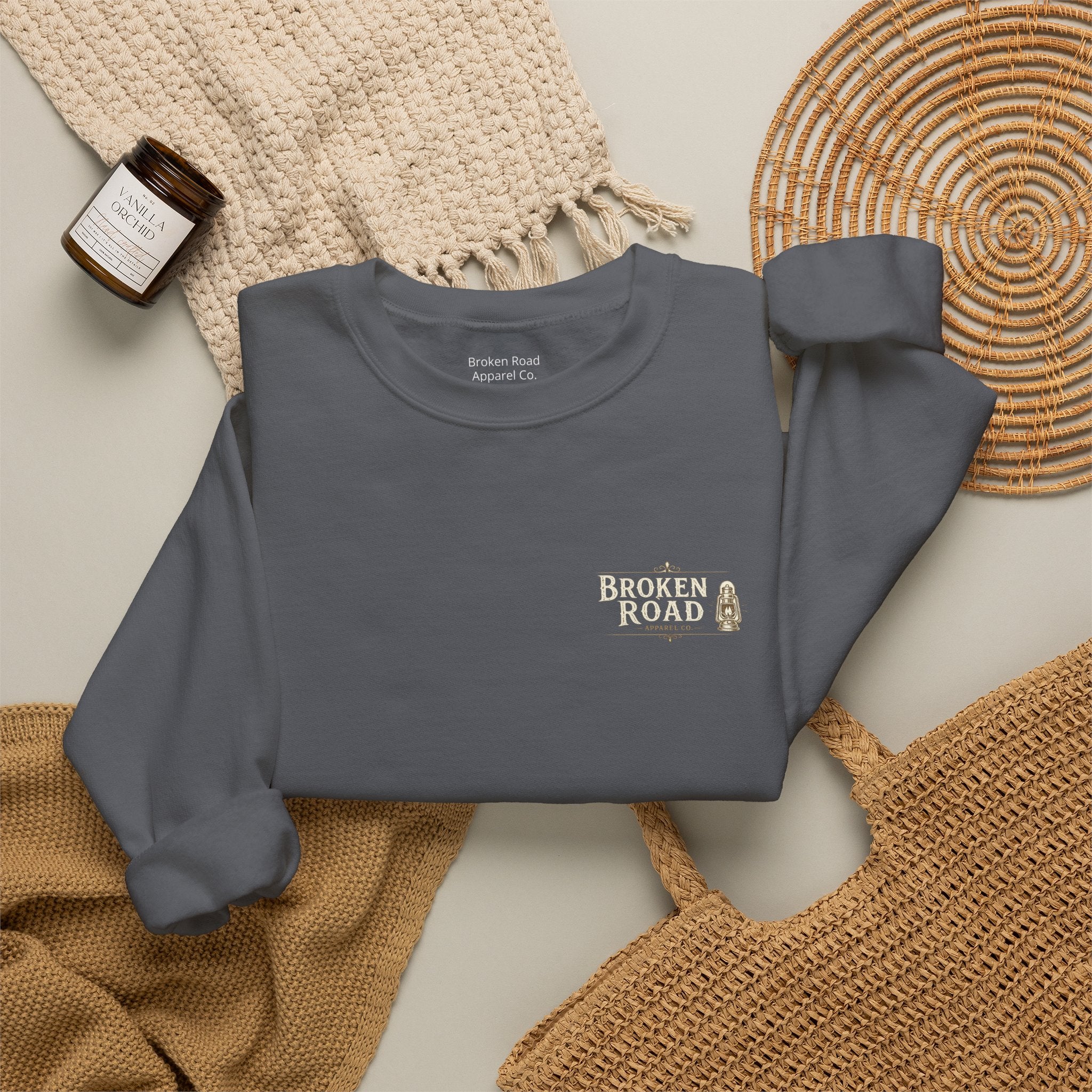 Finally Home™ | Heavy Blend Crewneck Sweatshirt | Broken Road Apparel Co.