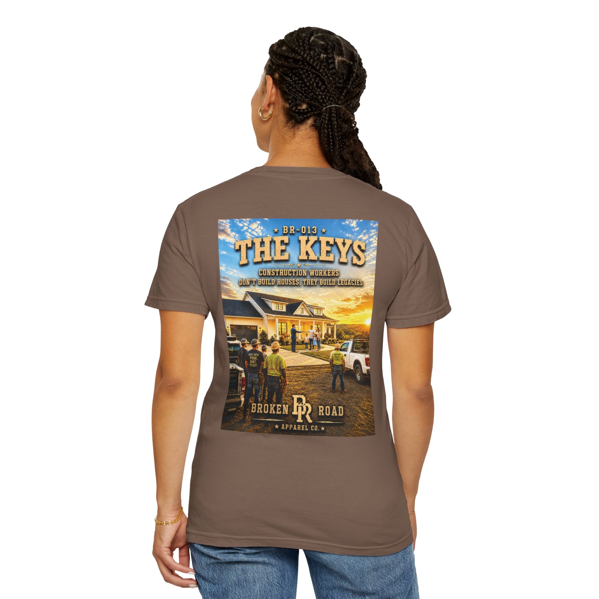 The Keys™ | Premium Garment-Dyed T-Shirt | Broken Road Apparel Co.