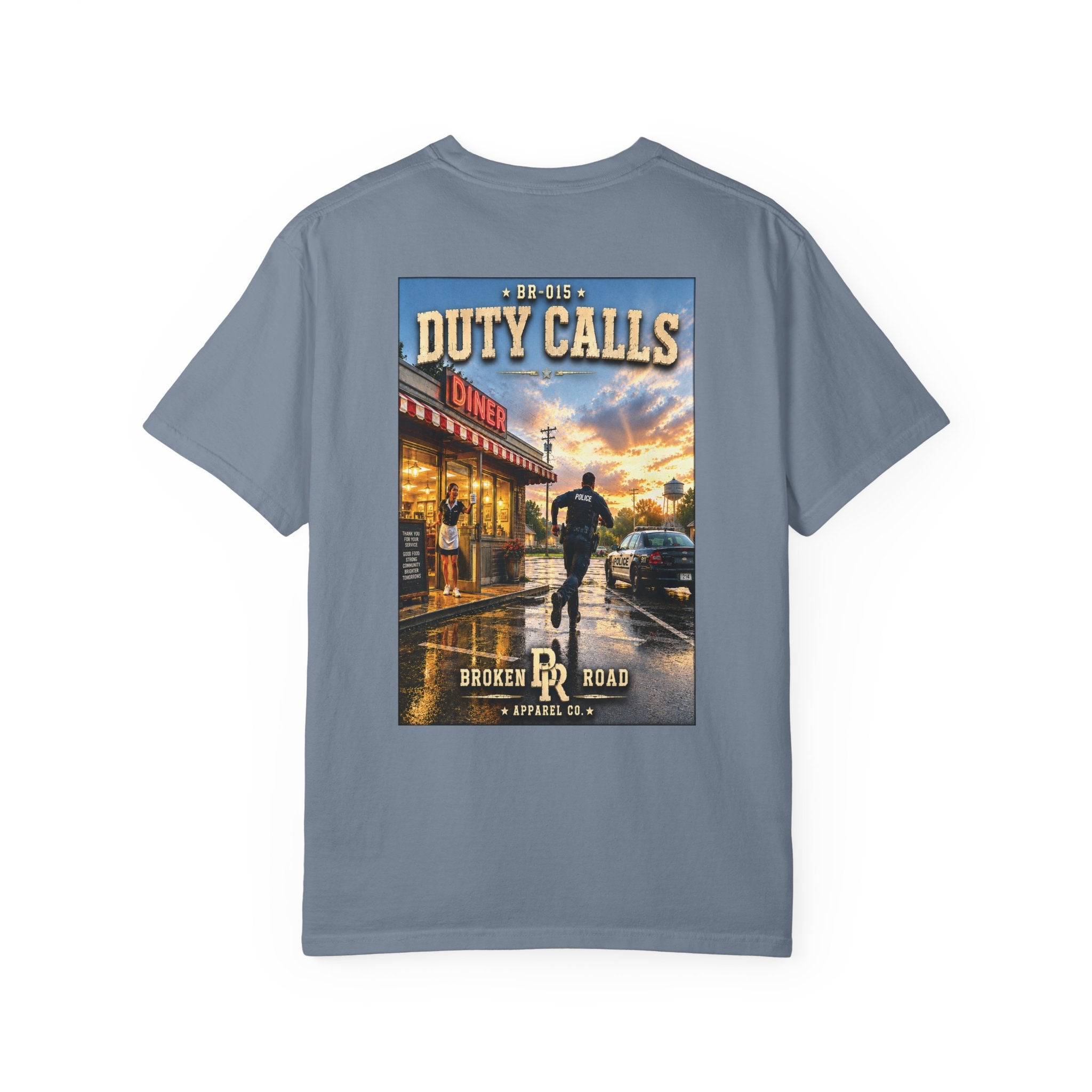 Duty Calls™ | Premium Garment-Dyed T-Shirt | Broken Road Apparel Co.
