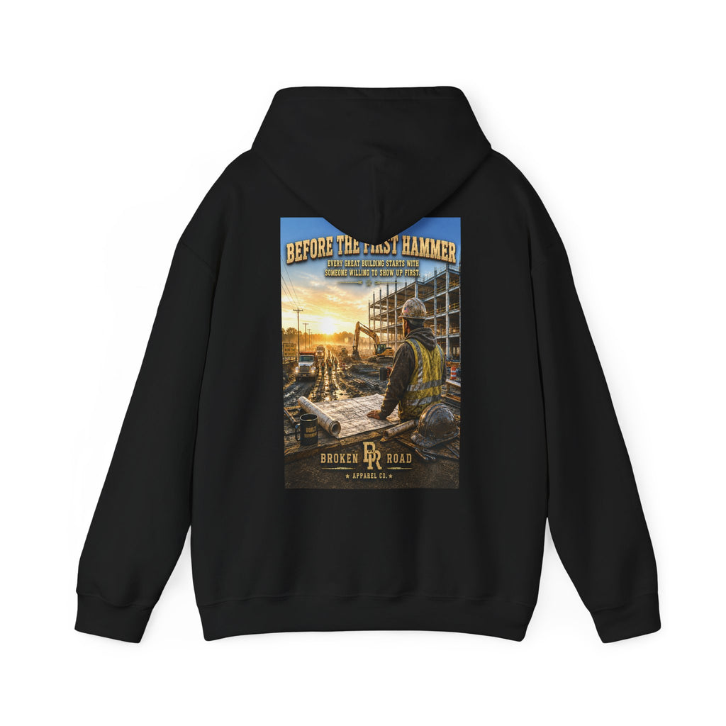 Before The First Hammer™ | Heavy Blend Hoodie | Broken Road Apparel Co.