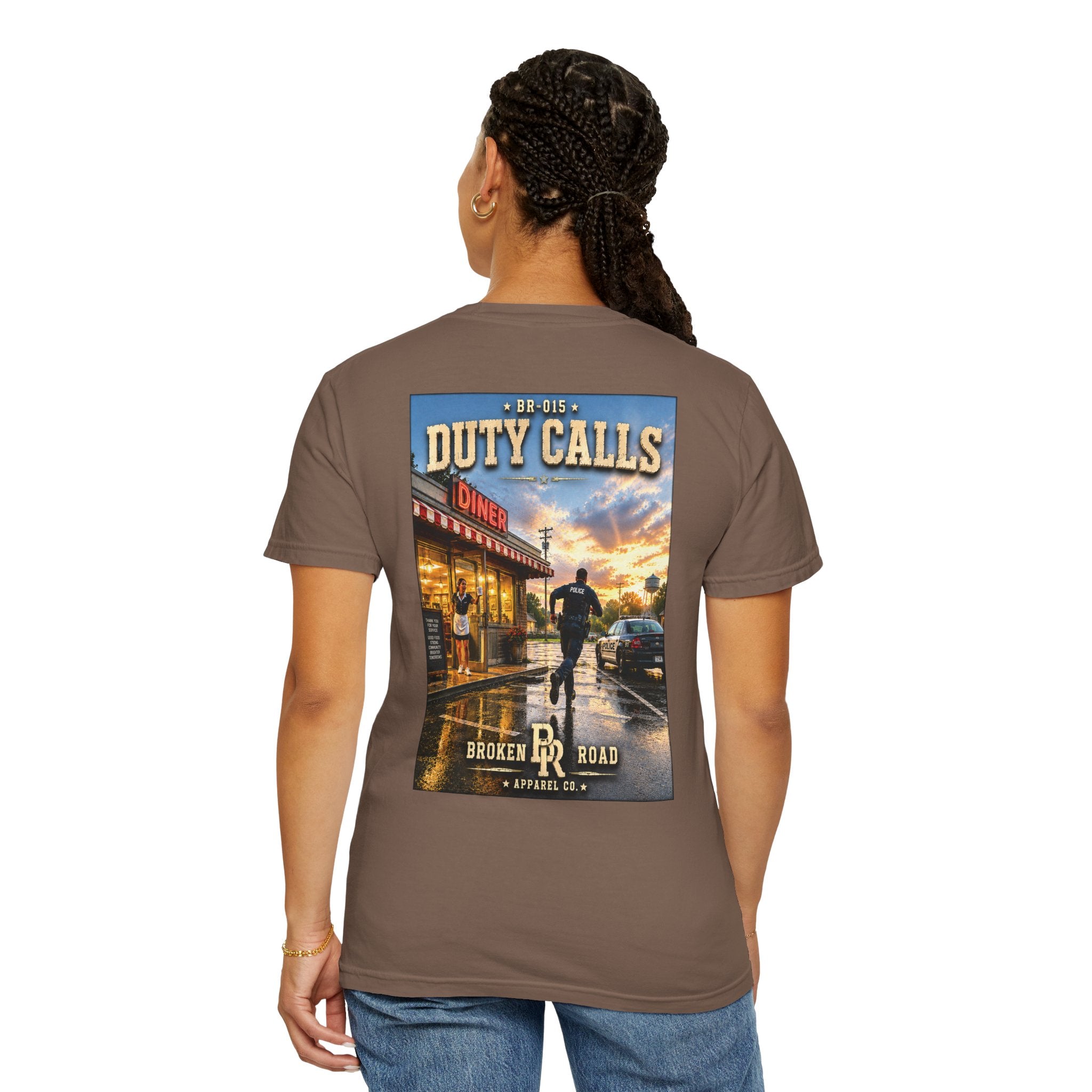 Duty Calls™ | Premium Garment-Dyed T-Shirt | Broken Road Apparel Co.