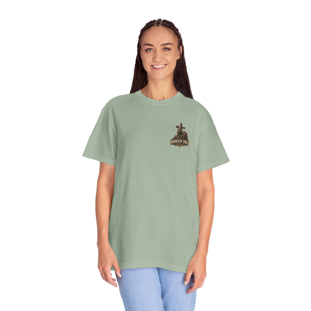 The Weight I Don't Carry™ - The Narrow Road Collection | Premium Garment-Dyed T-Shirt | Broken Road Apparel Co.