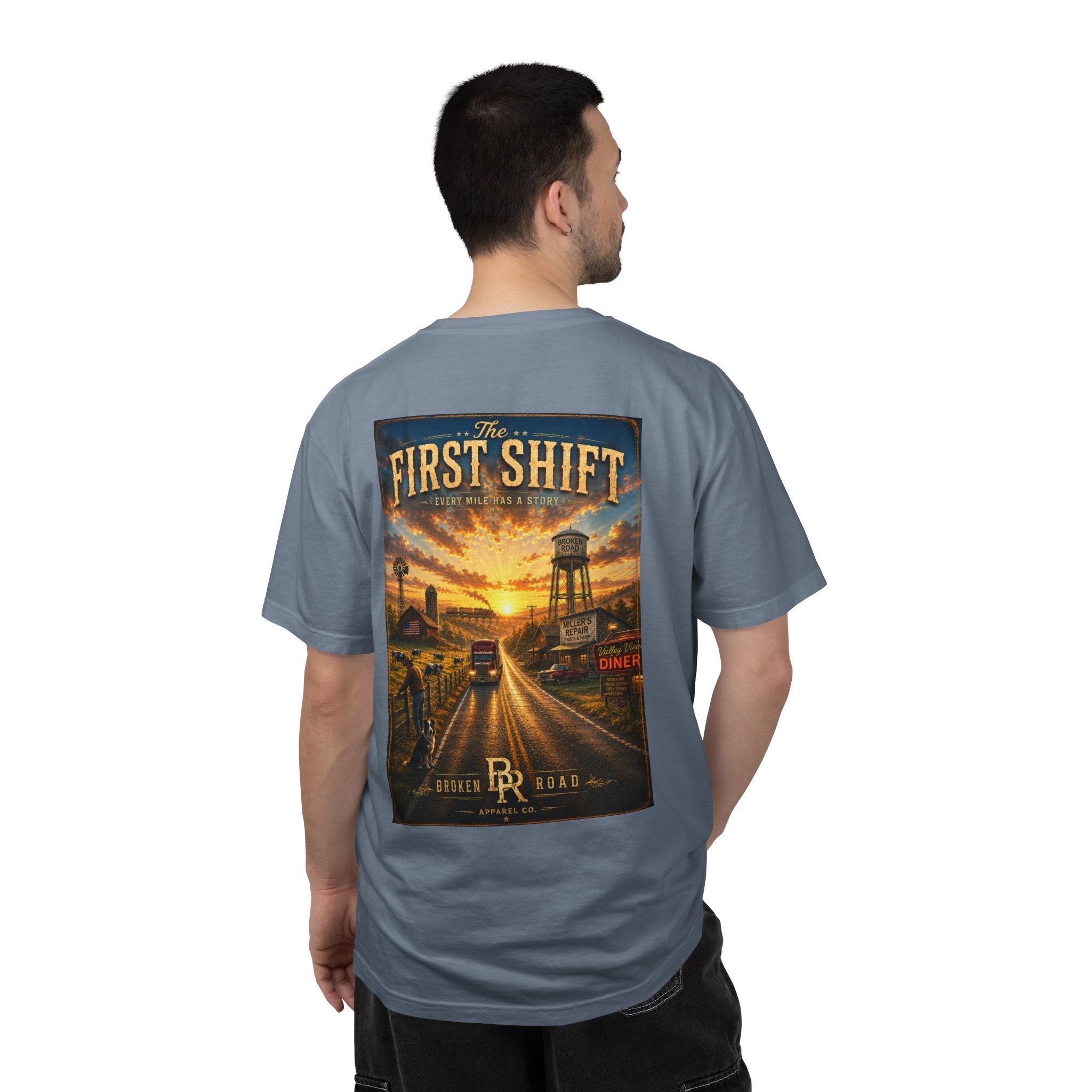 The First Shift™ | Premium Garment-Dyed T-Shirt