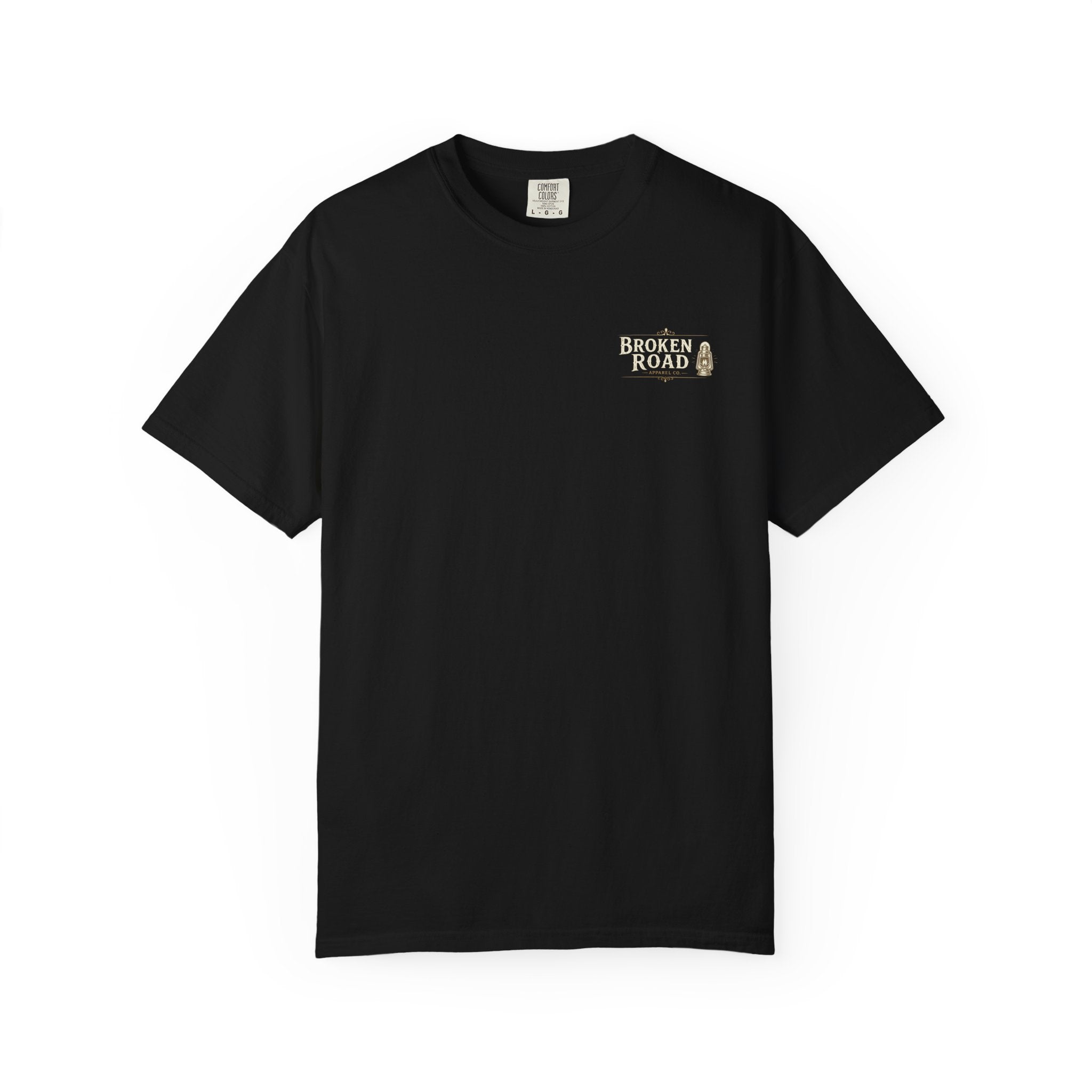 The Work Is Never Done™ | Premium Garment-Dyed T-Shirt | Broken Road Apparel Co.