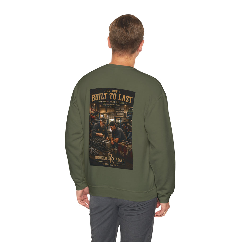 Built To Last™ | Heavy Blend Crewneck Sweatshirt | Broken Road Apparel Co.