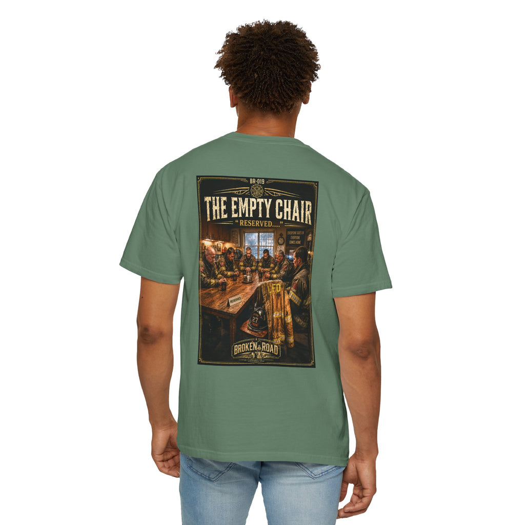The Empty Chair™ | Premium Garment-Dyed T-Shirt | Broken Road Apparel Co.