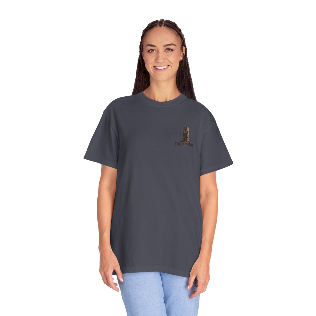 The Fire Didn't Take Me™ - The Narrow Road Collection | Premium Garment-Dyed T-Shirt | Broken Road Apparel Co.