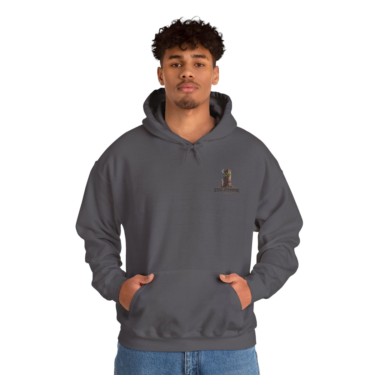 The Fire Didn't Take Me™ - The Narrow Road Collection | Heavy Blend Hoodie | Broken Road Apparel Co.