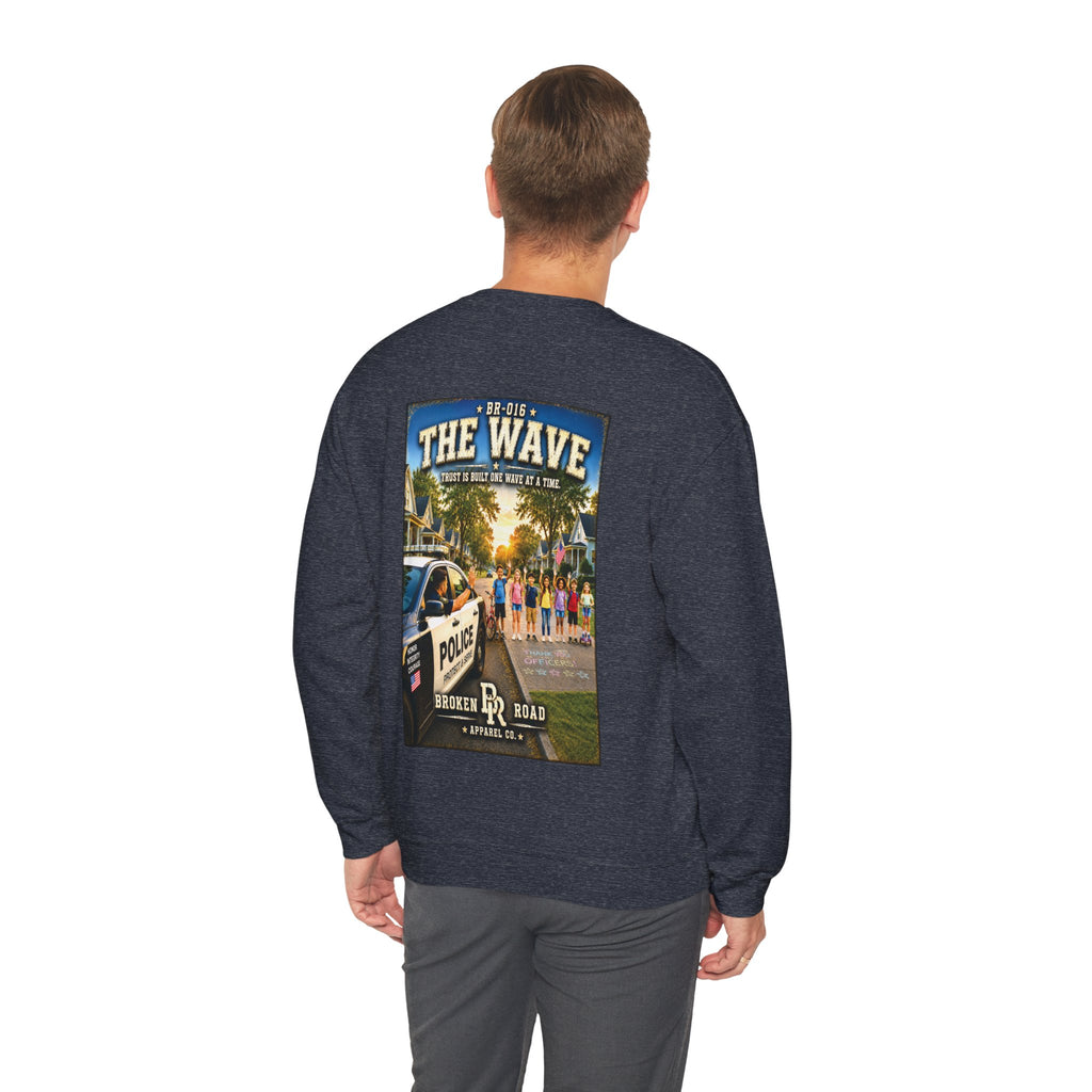 The Wave™ | Heavy Blend Crewneck Sweatshirt | Broken Road Apparel Co.