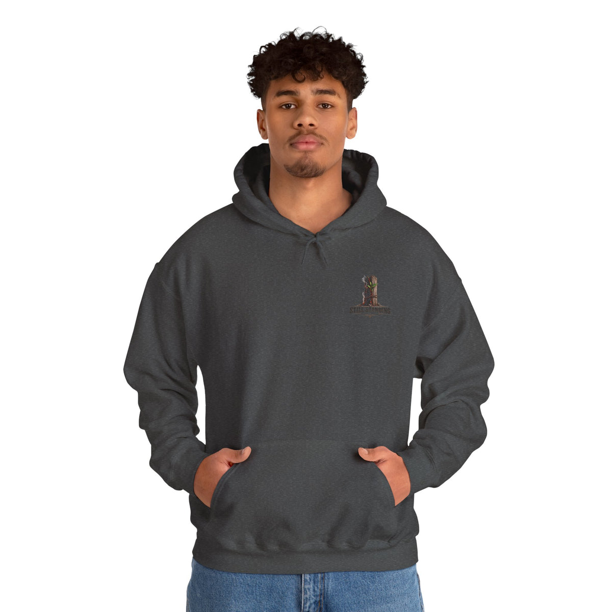 The Fire Didn't Take Me™ - The Narrow Road Collection | Heavy Blend Hoodie | Broken Road Apparel Co.