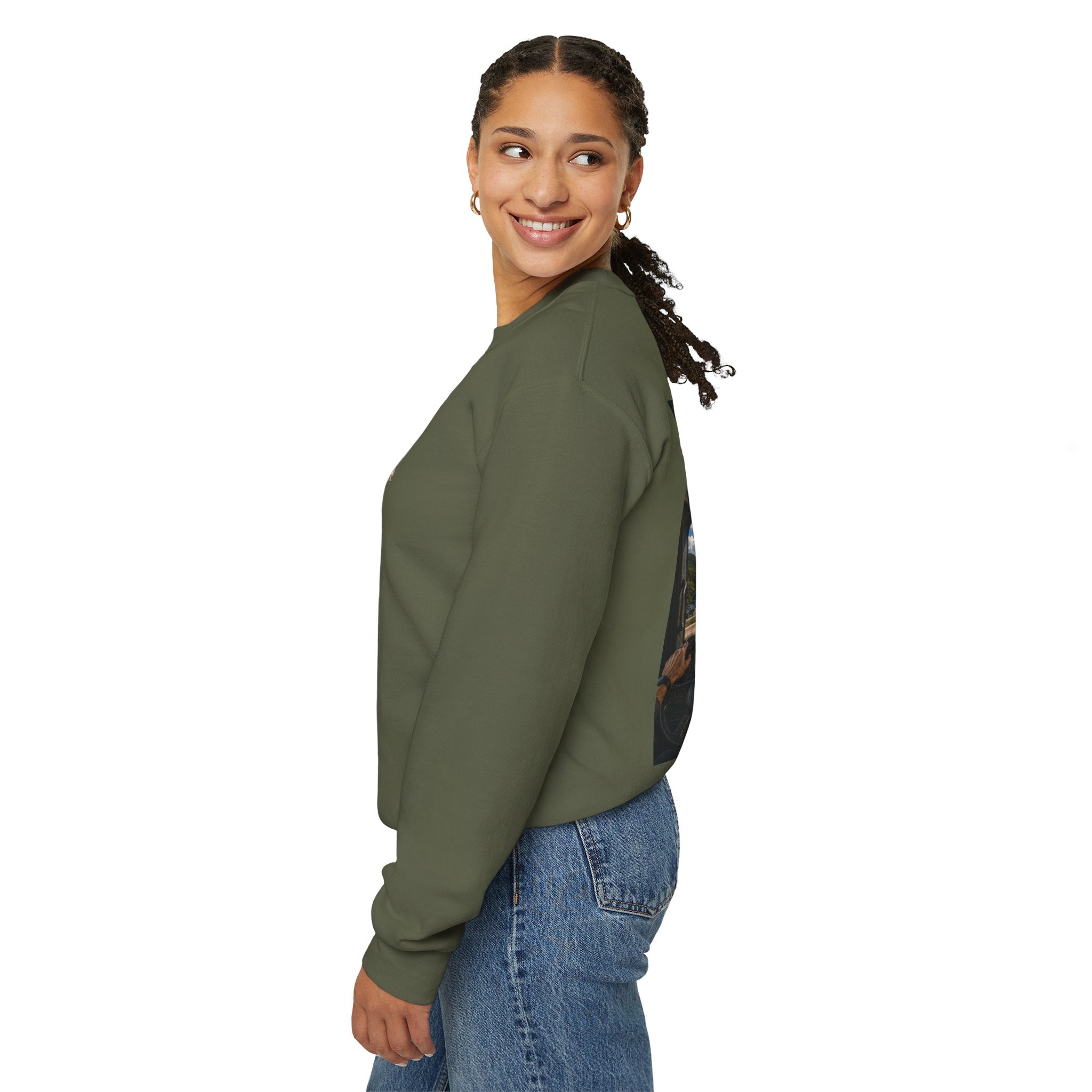 On The Road™ | Heavy Blend Crewneck Sweatshirt | Broken Road Apparel Co.