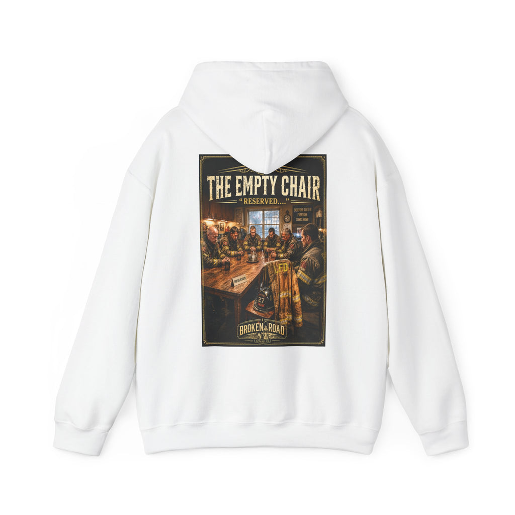 The Empty Chair™ | Heavy Blend Hoodie | Broken Road Apparel Co.