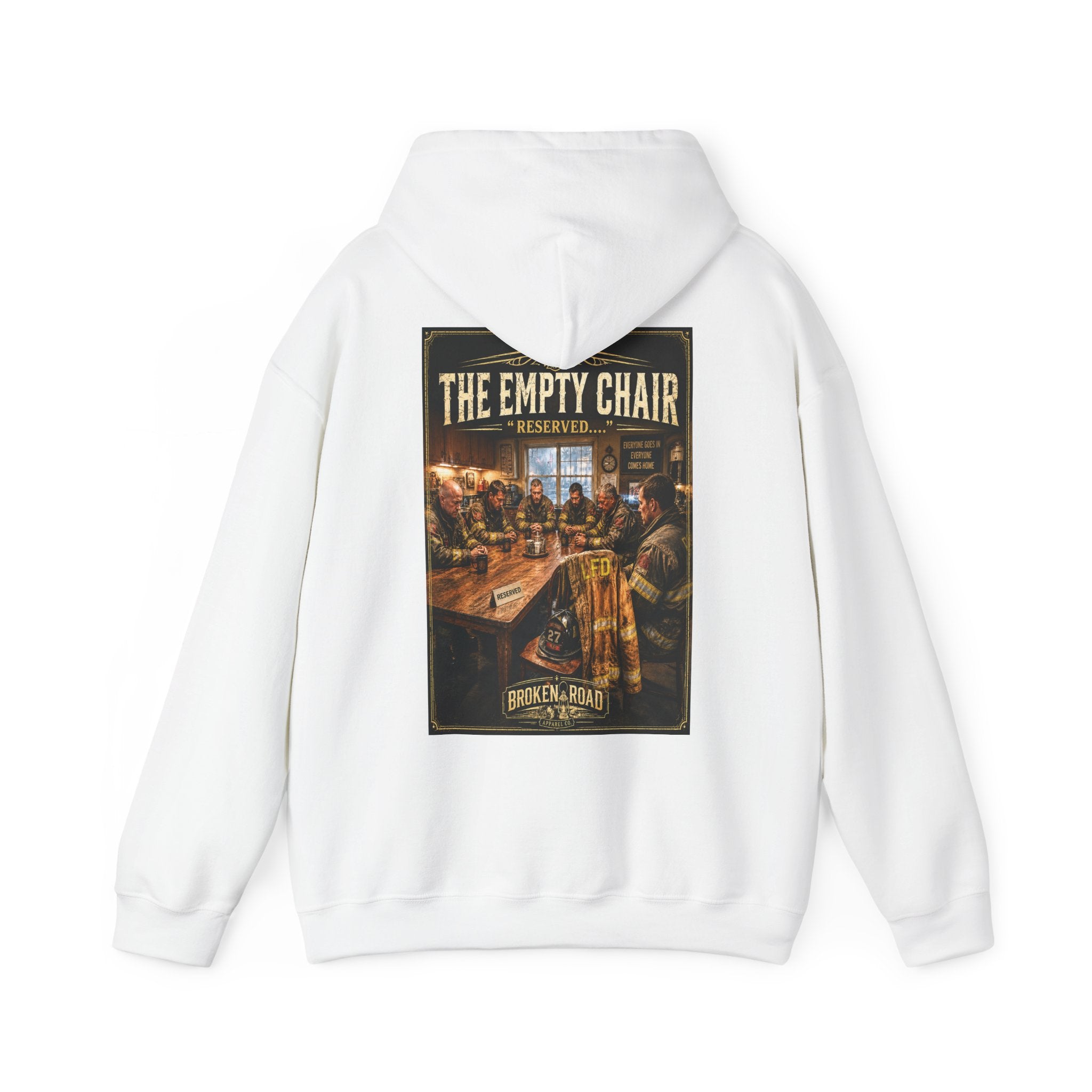 The Empty Chair™ | Heavy Blend Hoodie | Broken Road Apparel Co.