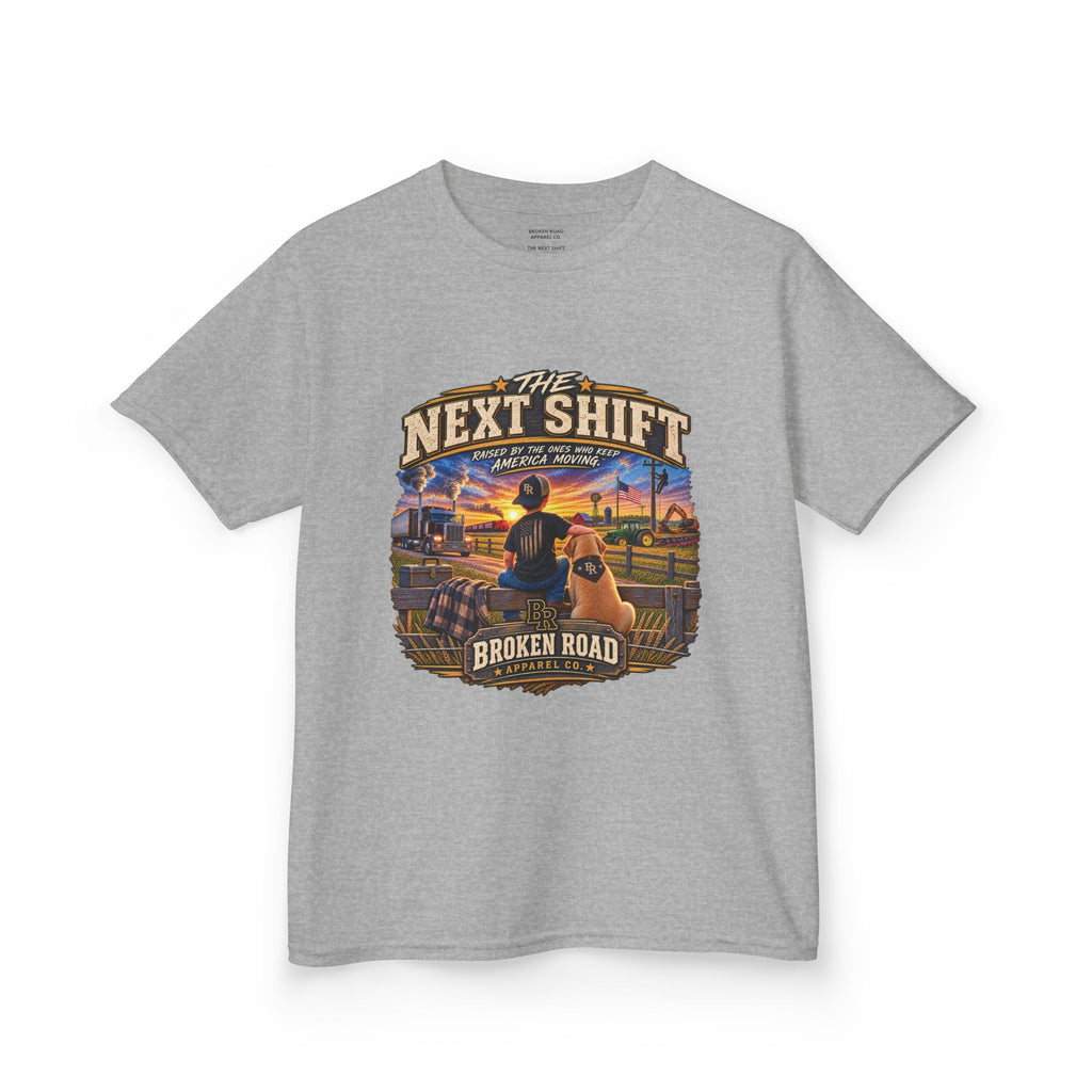 The Next Shift™ Male Kids Graphic Tee | Broken Road Apparel Co.