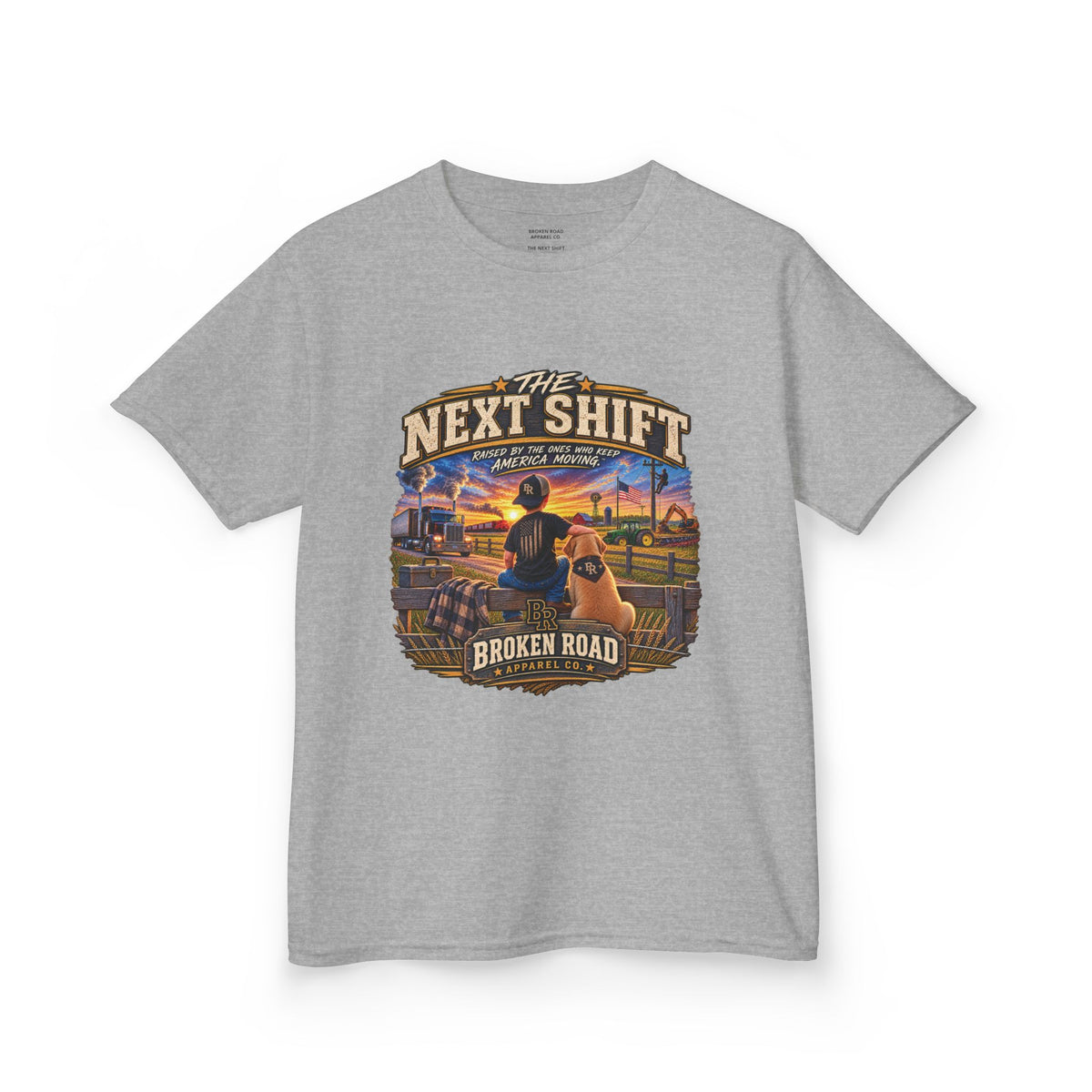 The Next Shift™ Male Kids Graphic Tee | Broken Road Apparel Co.