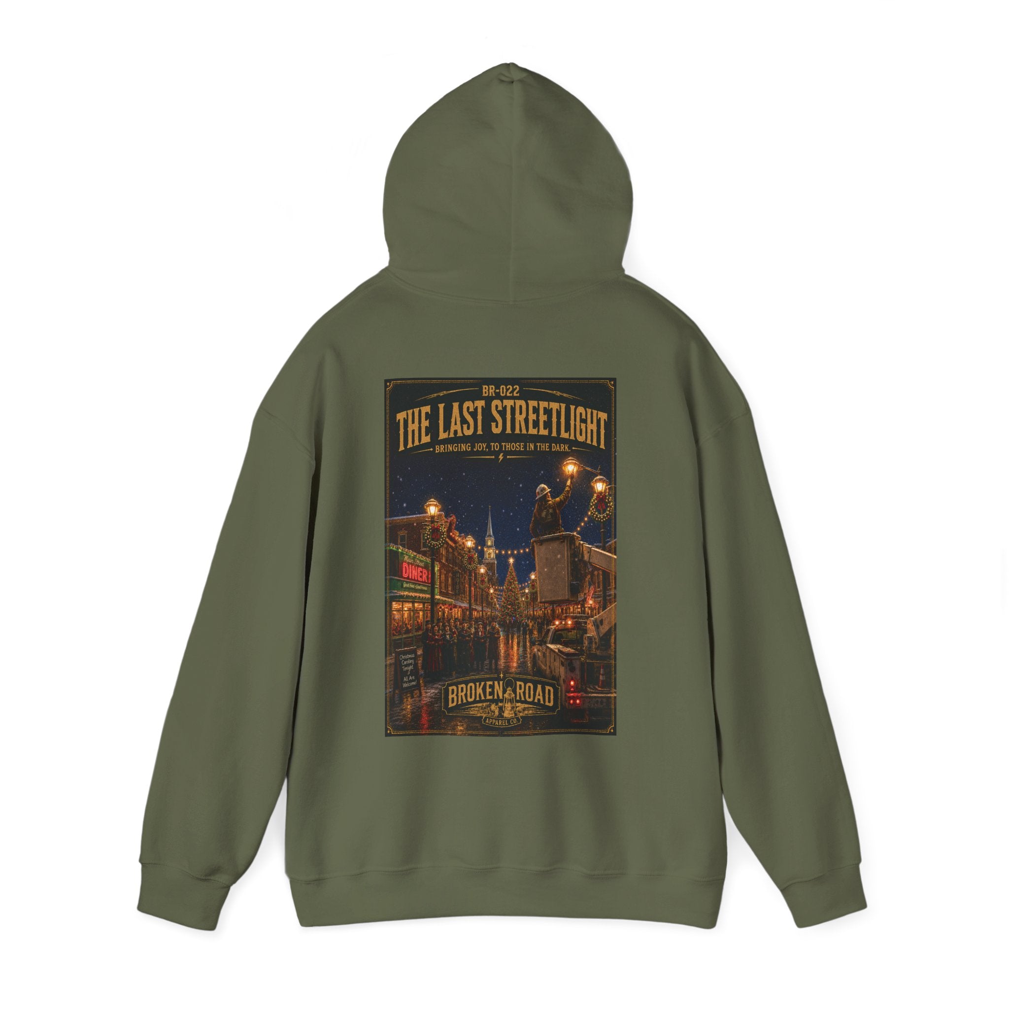 The Last Streetlight™ | Heavy Blend Hoodie | Broken Road Apparel Co.