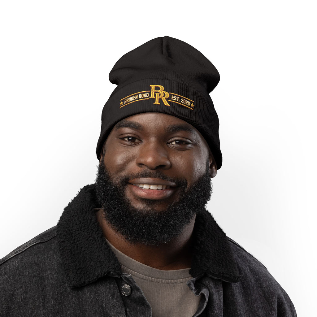 The Night Shift – Embroidered Knit Beanie