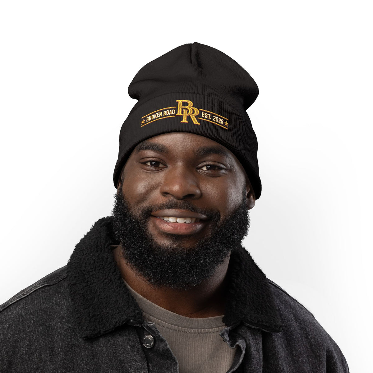 The Night Shift – Embroidered Knit Beanie