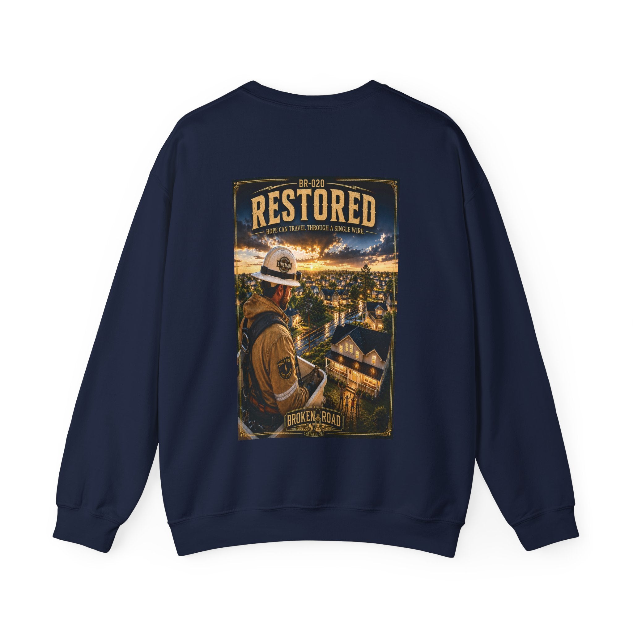 Restored™ | Heavy Blend Crewneck Sweatshirt | Broken Road Apparel Co.