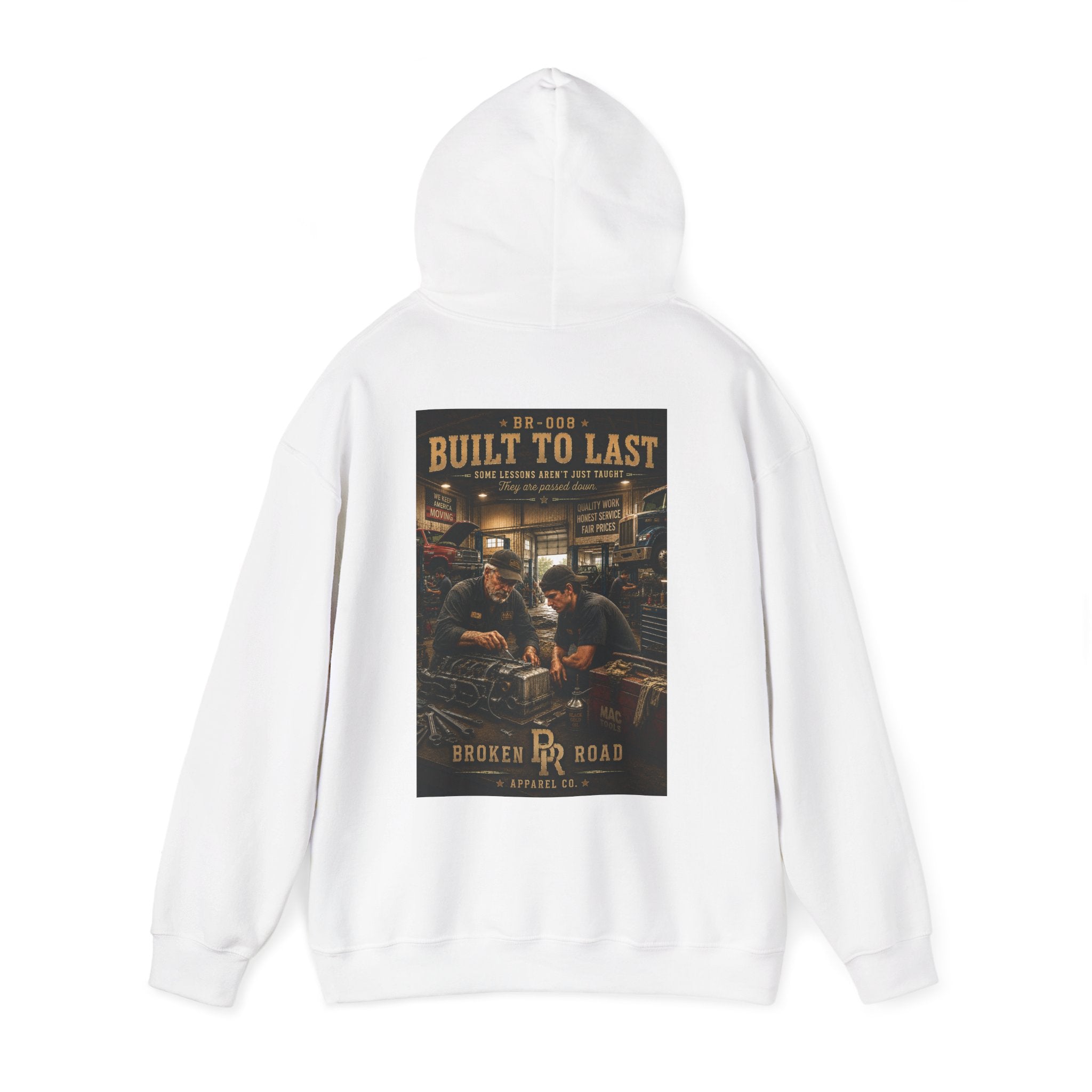Built To Last™ | Heavy Blend Hoodie | Broken Road Apparel Co.