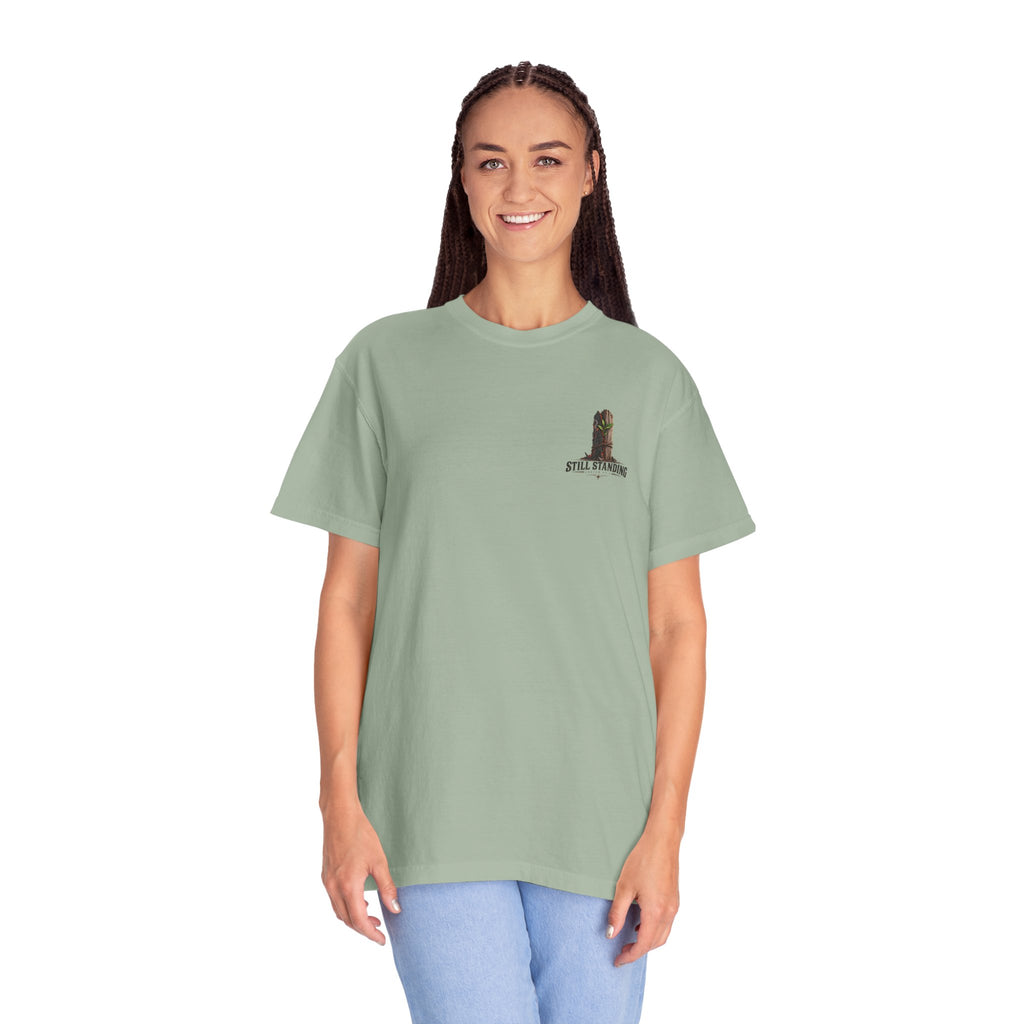 The Fire Didn't Take Me™ - The Narrow Road Collection | Premium Garment-Dyed T-Shirt | Broken Road Apparel Co.