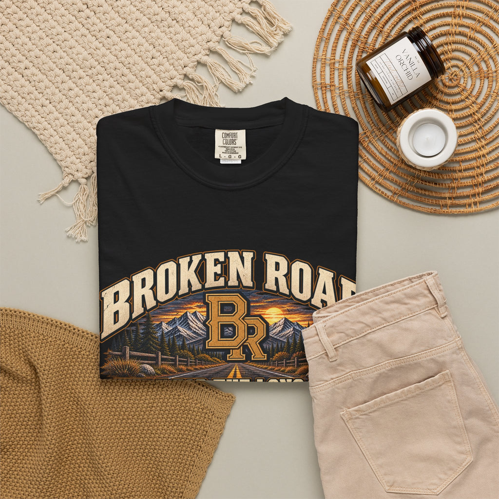 Built for the Long Way — Broken Road Gear | Premium Garment-Dyed T-Shirt | Broken Road Apparel Co.