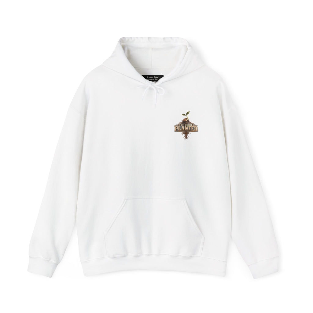 Not Buried. Planted™ - The Narrow Road Collection | Heavy Blend Hoodie | Broken Road Apparel Co.