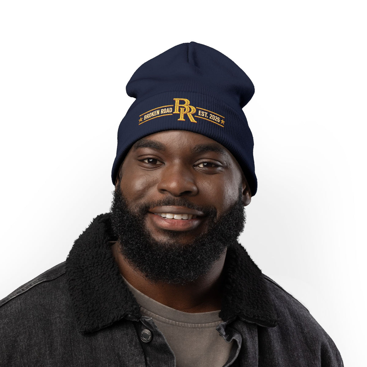 The Night Shift – Embroidered Knit Beanie
