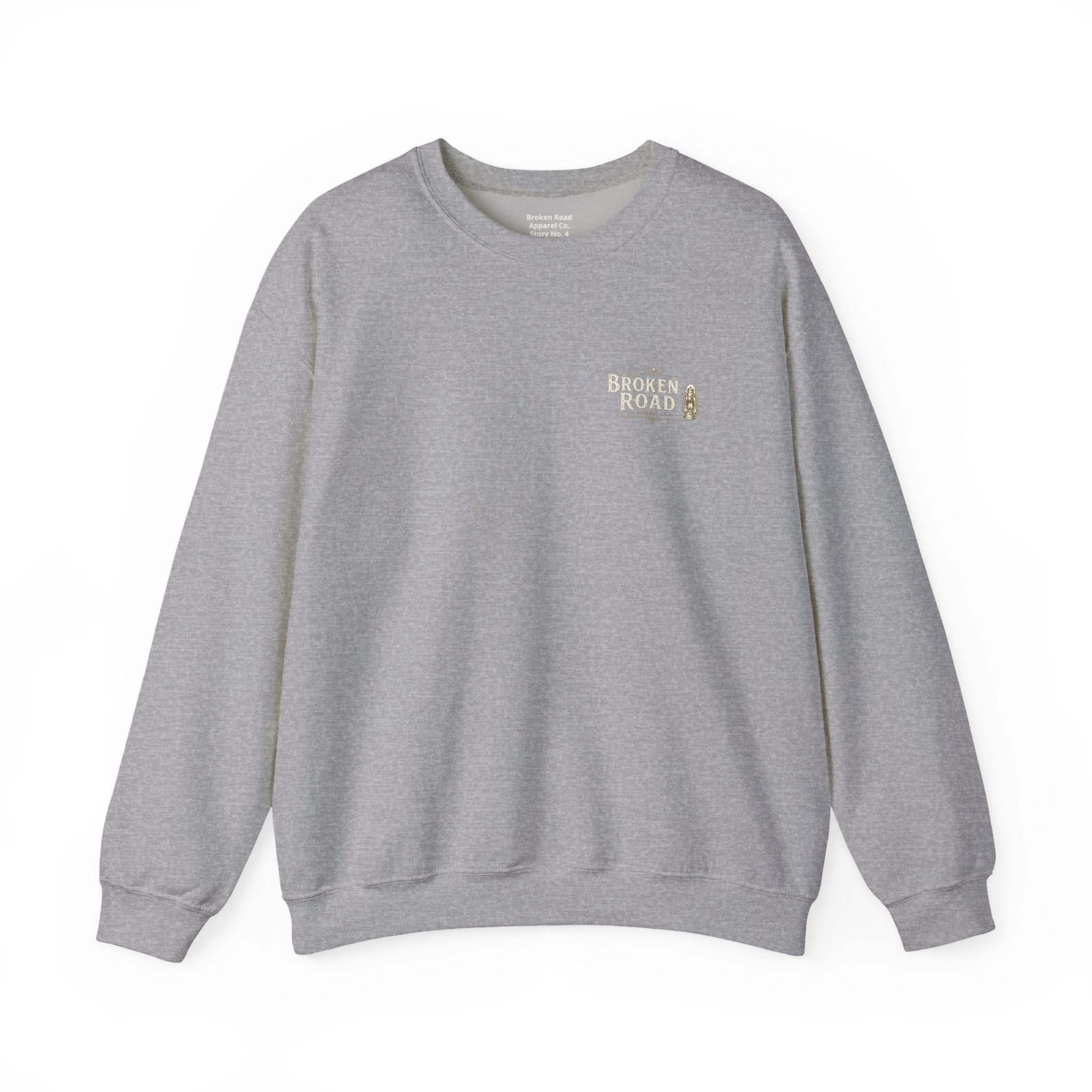 On The Road™ | Heavy Blend Crewneck Sweatshirt | Broken Road Apparel Co.