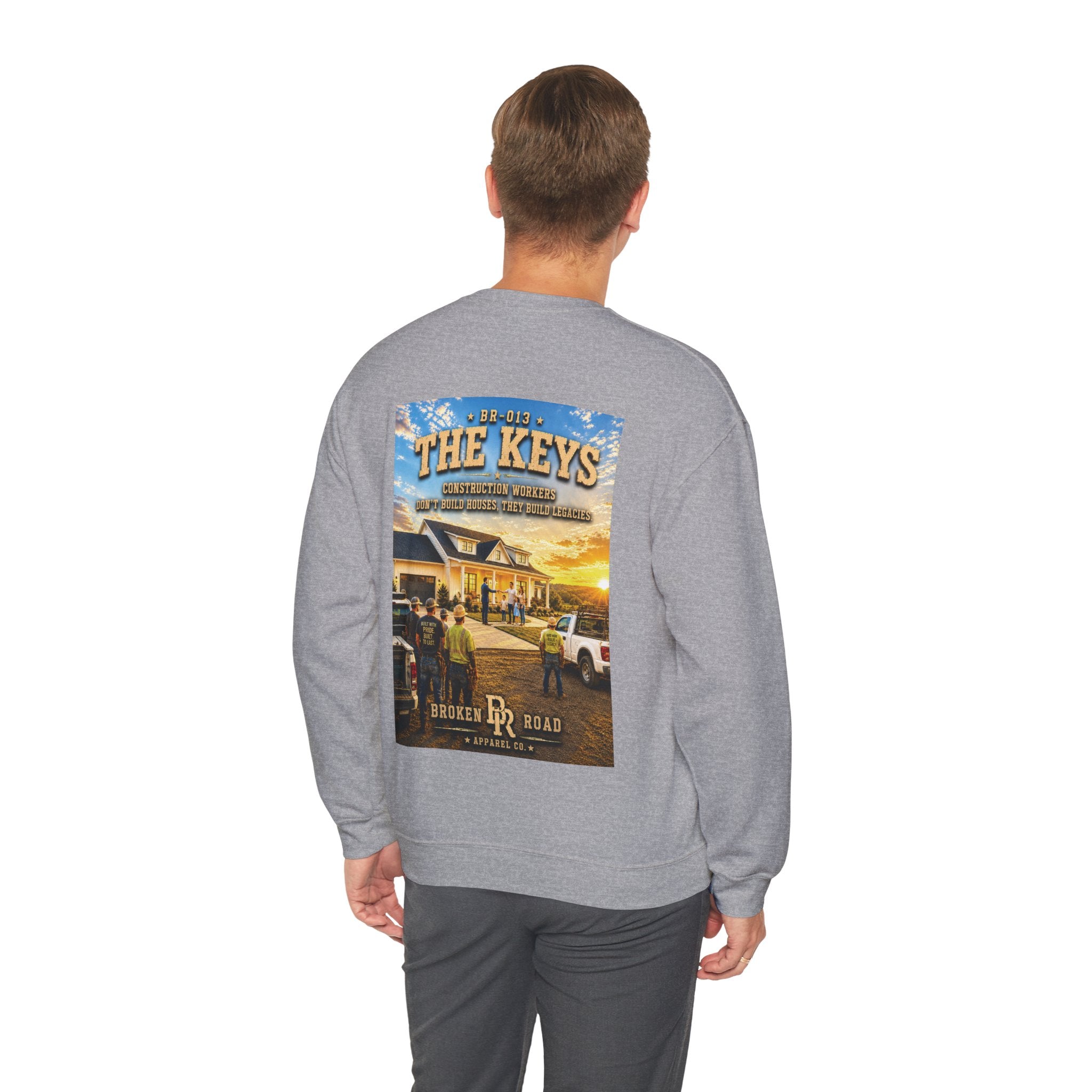 The Keys™ | Heavy Blend Crewneck Sweatshirt | Broken Road Apparel Co.