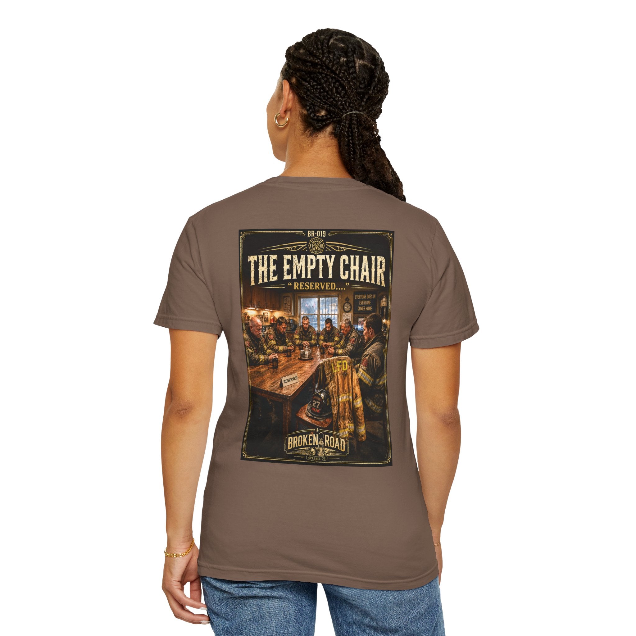 The Empty Chair™ | Premium Garment-Dyed T-Shirt | Broken Road Apparel Co.