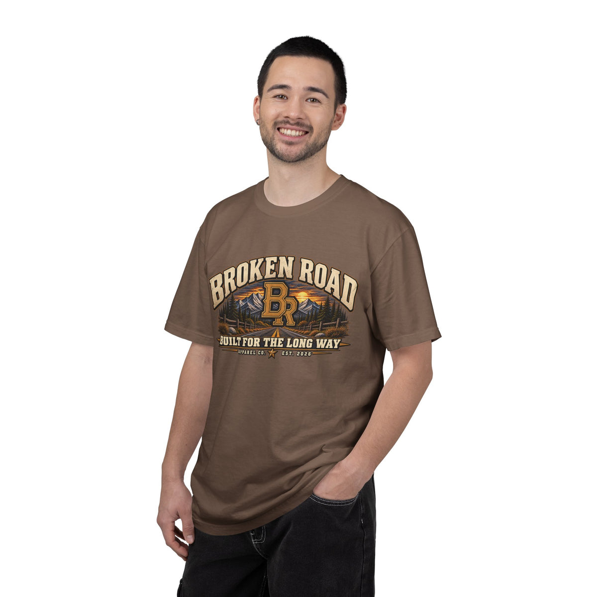 Built for the Long Way — Broken Road Gear | Premium Garment-Dyed T-Shirt | Broken Road Apparel Co.