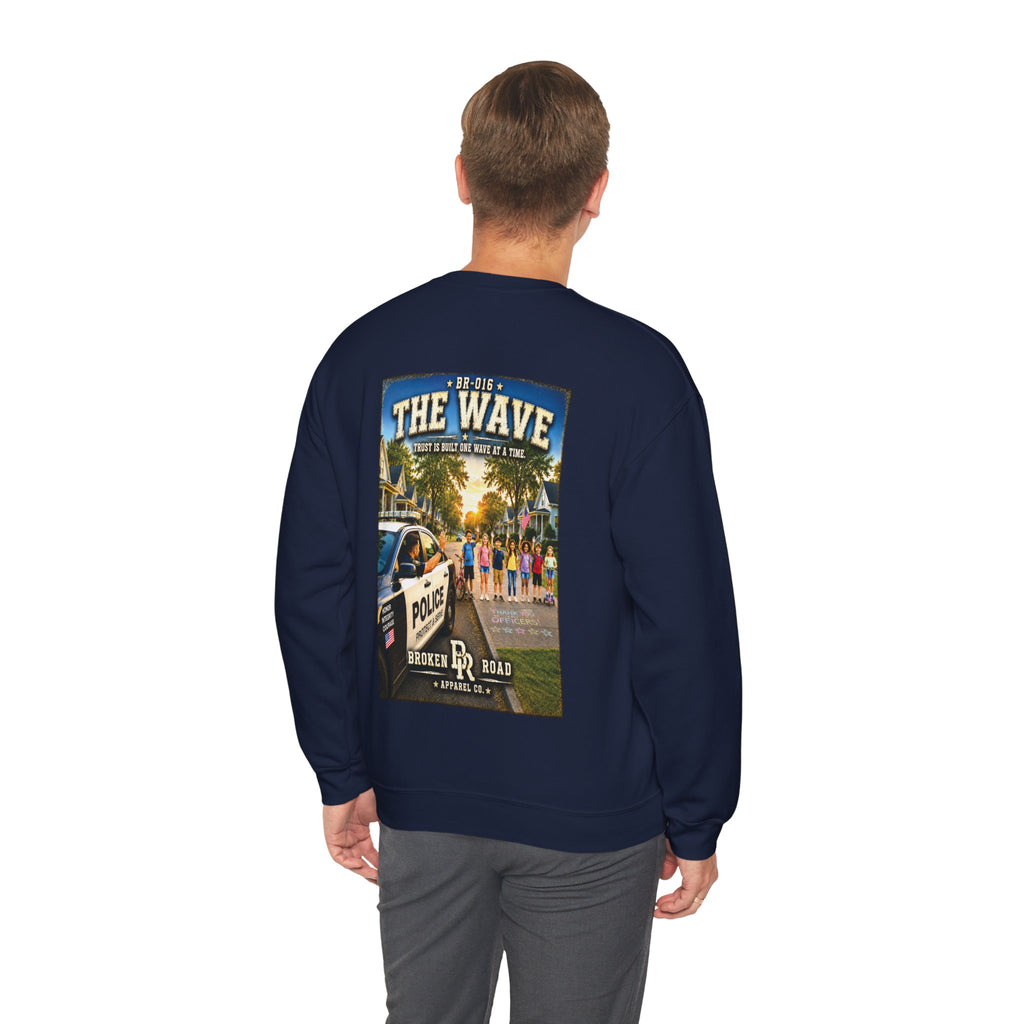 The Wave™ | Heavy Blend Crewneck Sweatshirt | Broken Road Apparel Co.