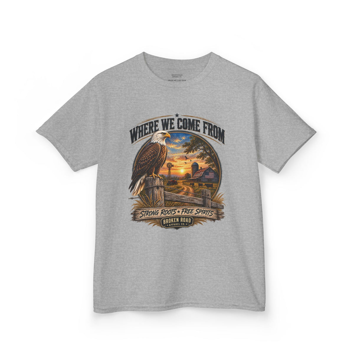 Where We Come From – Kids Graphic Tee | Broken Road Apparel Co.