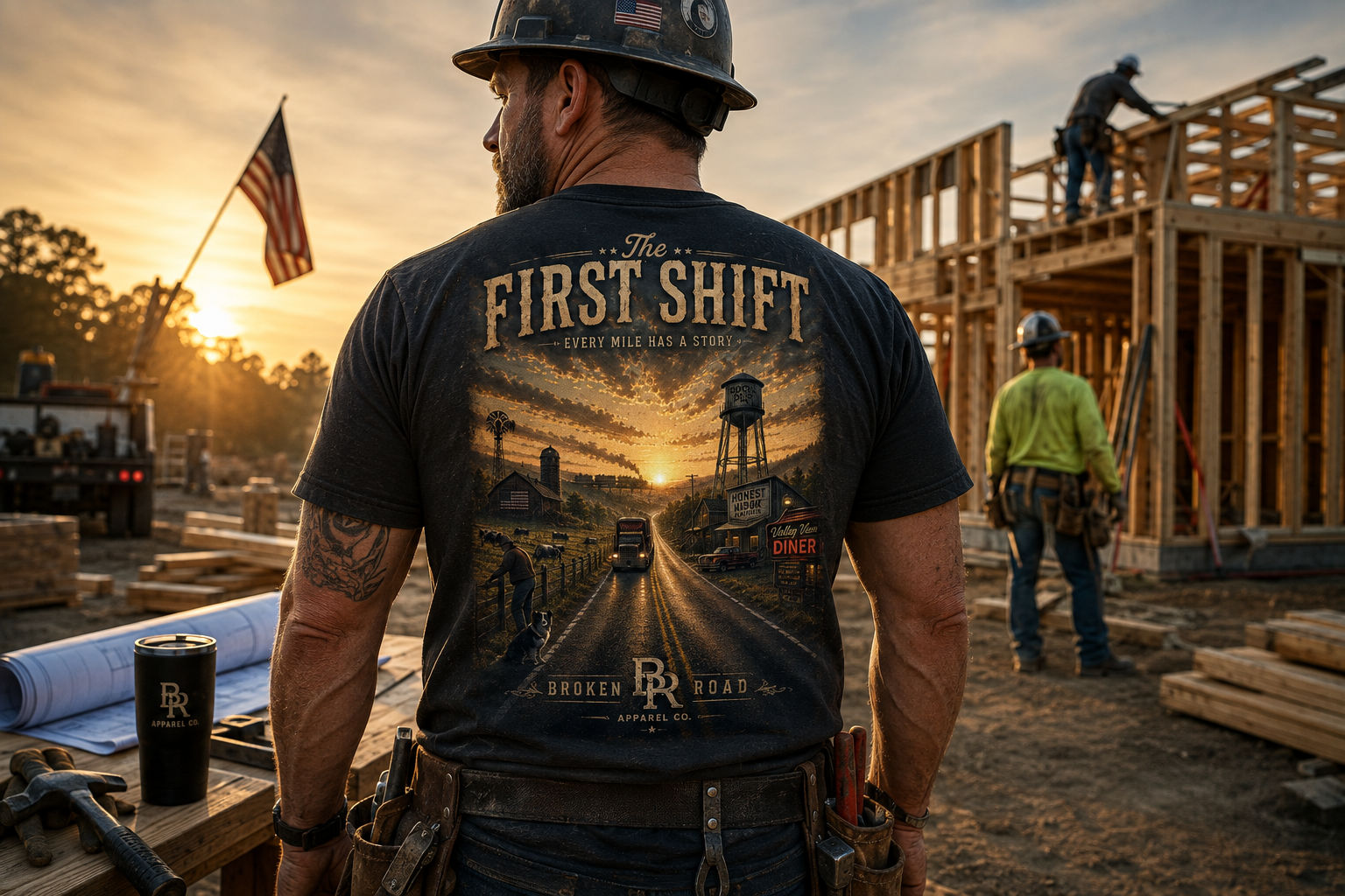 The First Shift™ | Premium Garment-Dyed T-Shirt