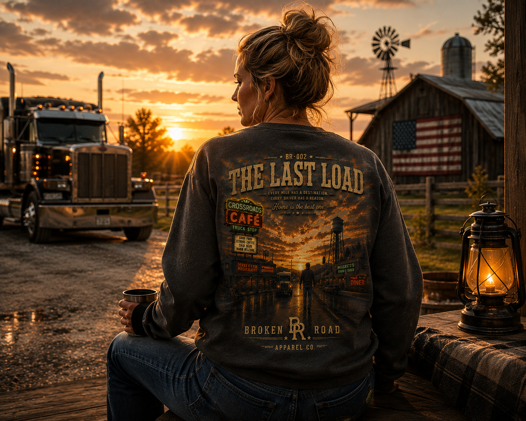 The Last Load™ | Heavy Blend Crewneck Sweatshirt | Broken Road Apparel Co.