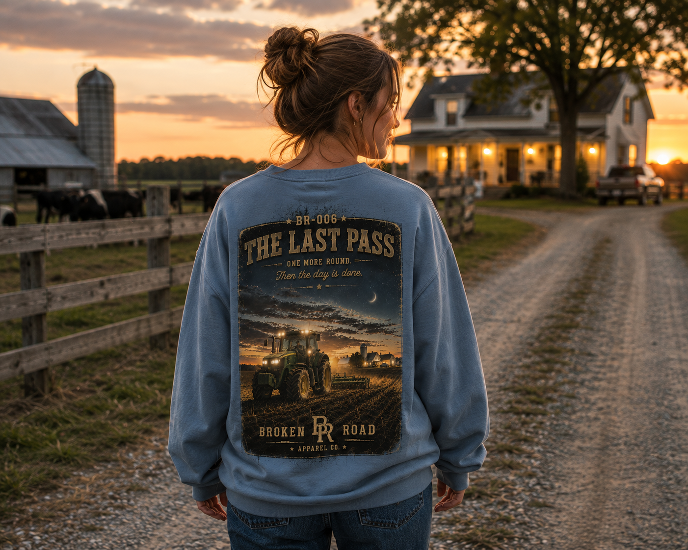 The Last Pass™ | Heavy Blend Crewneck Sweatshirt | Broken Road Apparel Co.