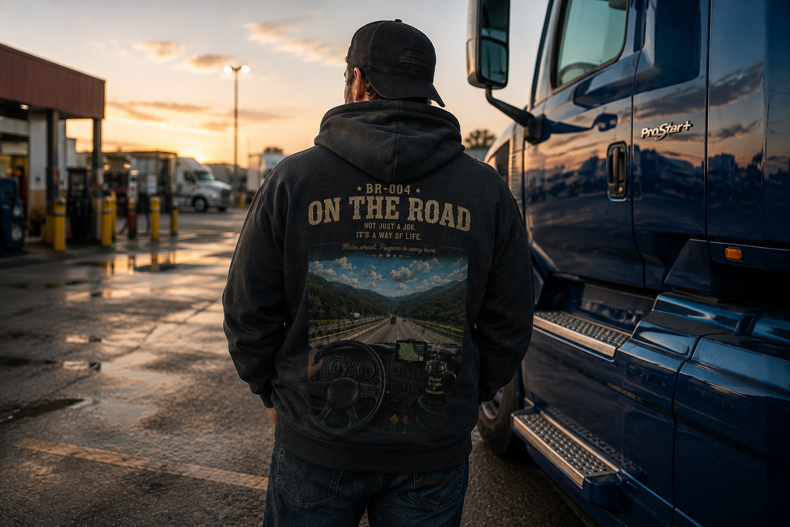 On The Road™ | Heavy Blend Hoodie | Broken Road Apparel Co.