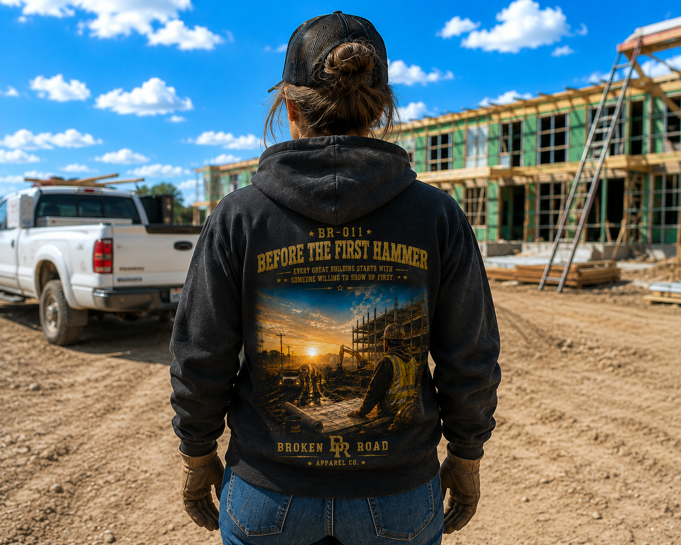 Before The First Hammer™ | Heavy Blend Hoodie | Broken Road Apparel Co.