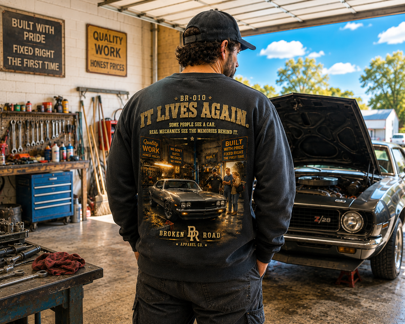 It Lives Again™ | Heavy Blend Crewneck Sweatshirt | Broken Road Apparel Co.