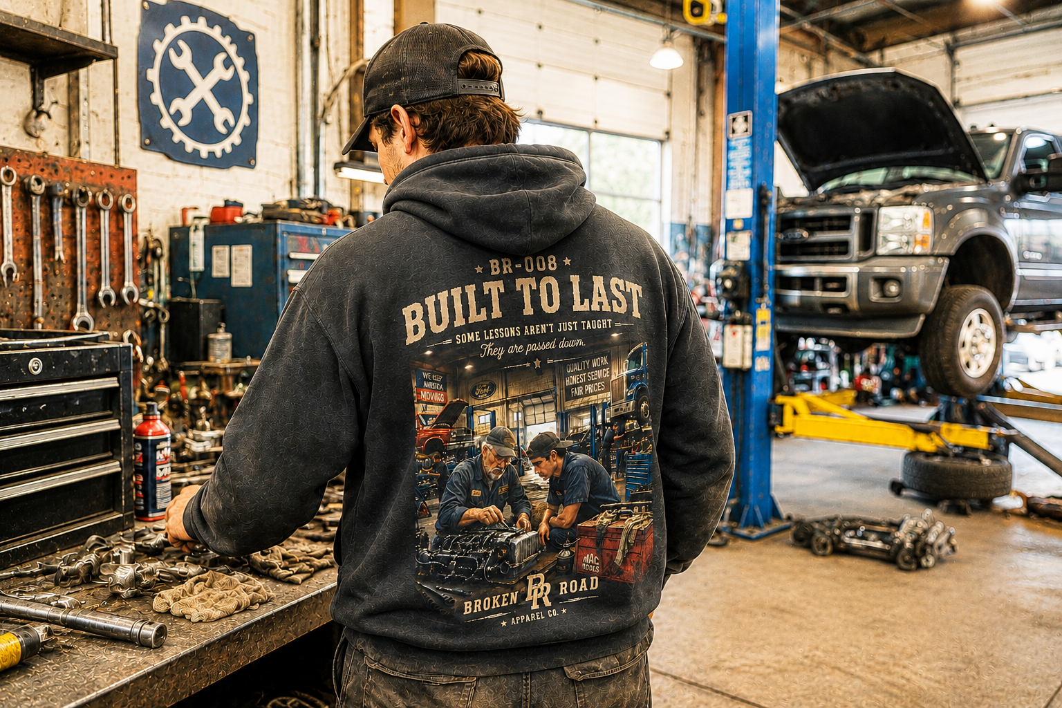 Built To Last™ | Heavy Blend Hoodie | Broken Road Apparel Co.