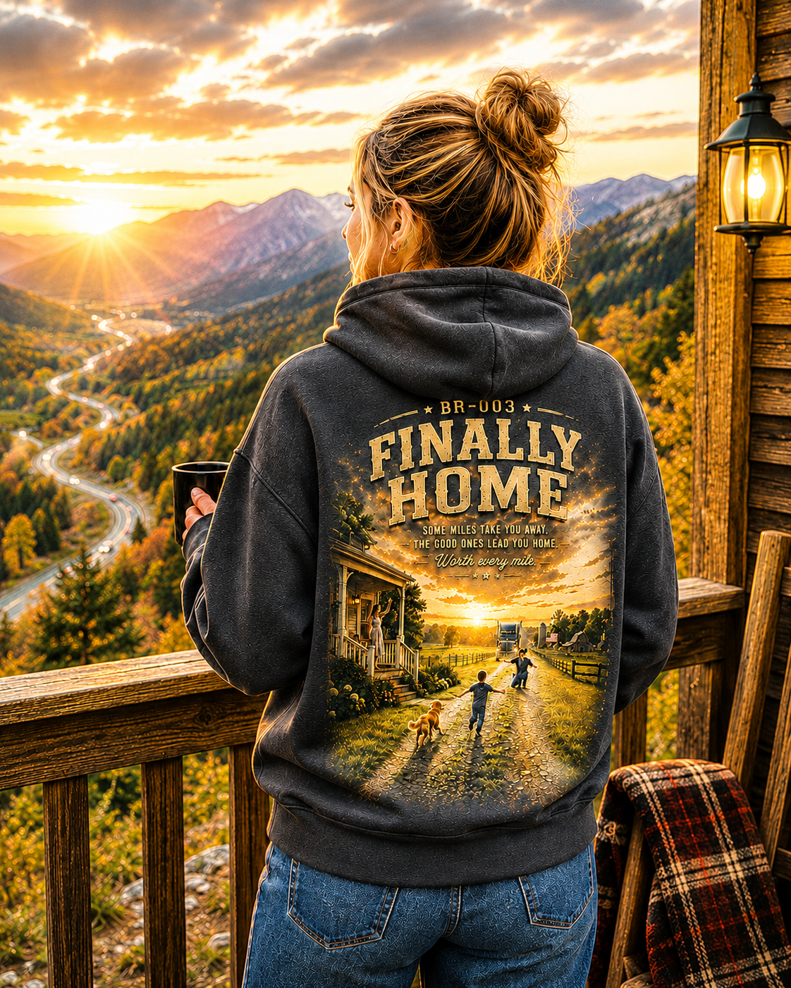 Finally Home™ | Heavy Blend Hoodie | Broken Road Apparel Co.