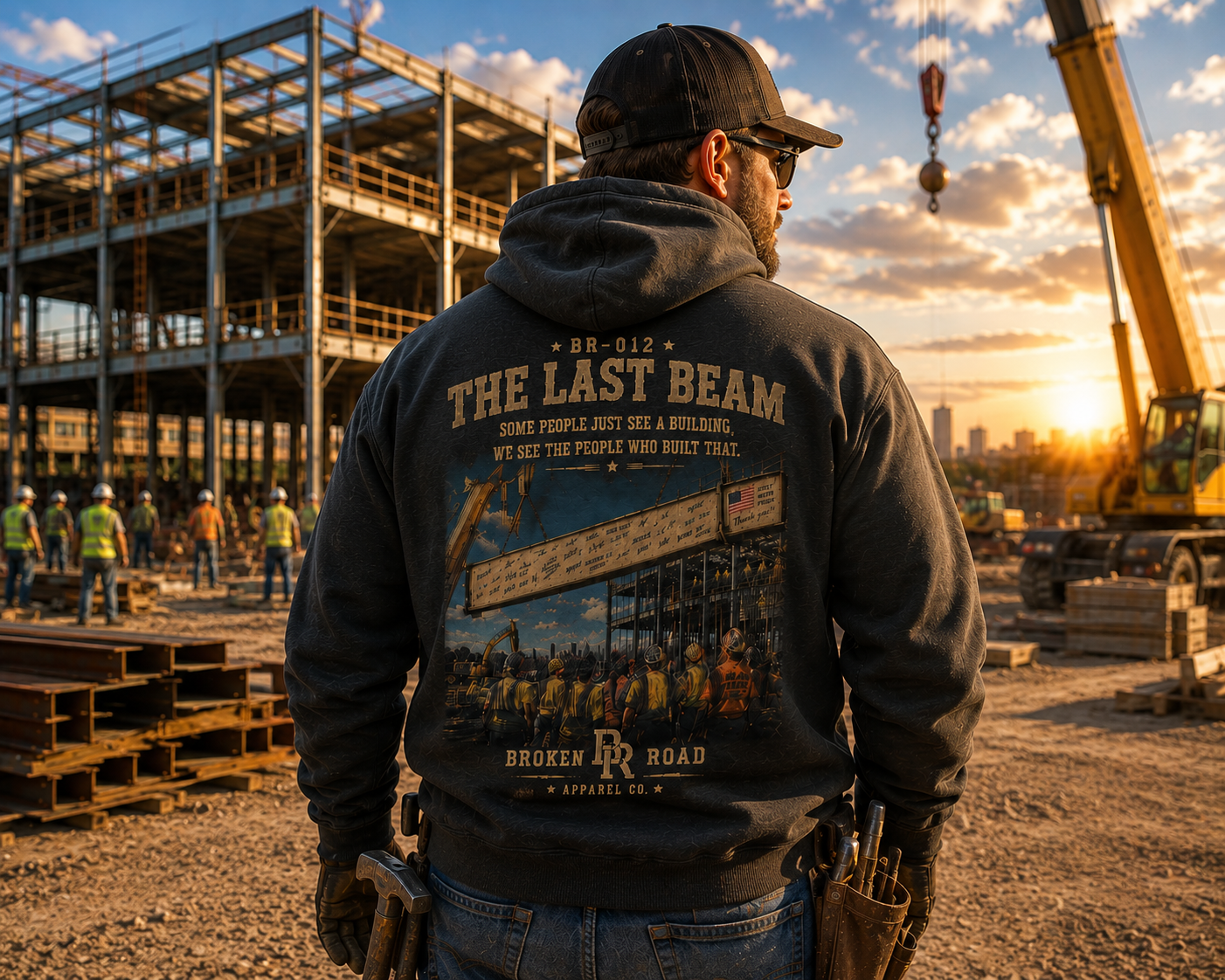 The Last Beam™ | Heavy Blend Hoodie | Broken Road Apparel Co.