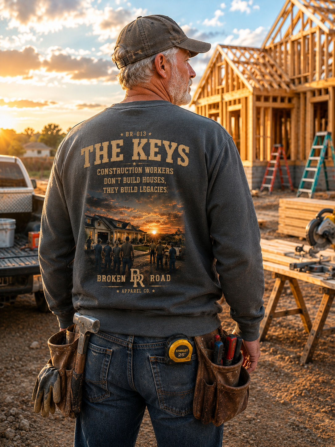 The Keys™ | Heavy Blend Crewneck Sweatshirt | Broken Road Apparel Co.
