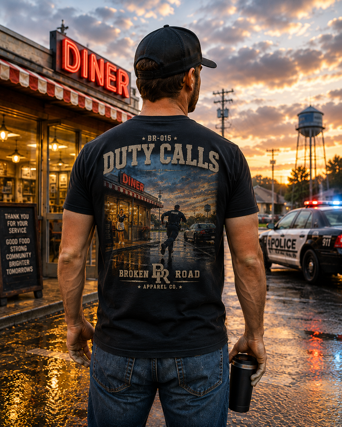 Duty Calls™ | Premium Garment-Dyed T-Shirt | Broken Road Apparel Co.